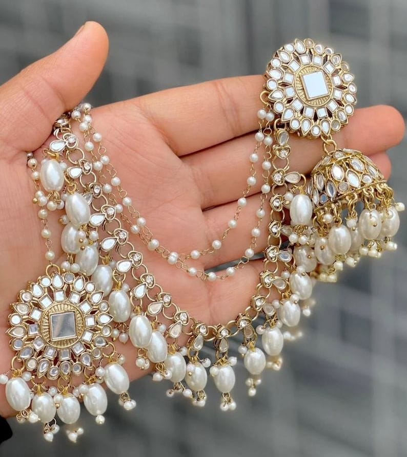 Regal Charm Jhumka with Maang Patti